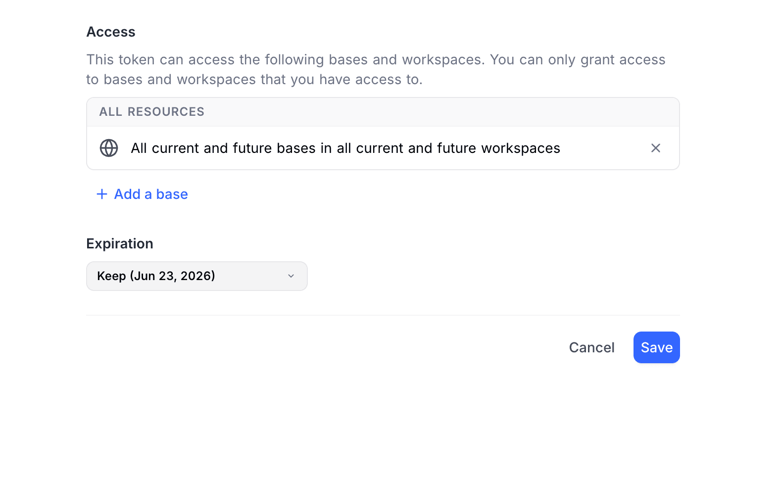 All resources selected
