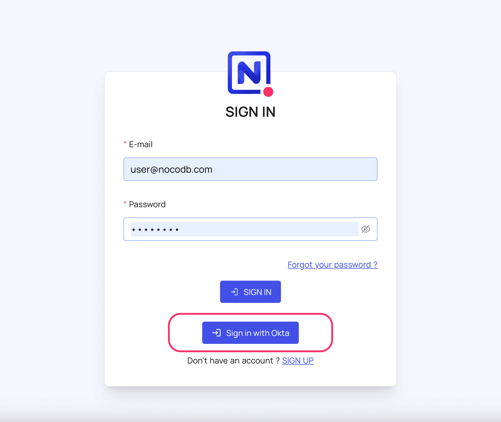 SAML SSO Configuration