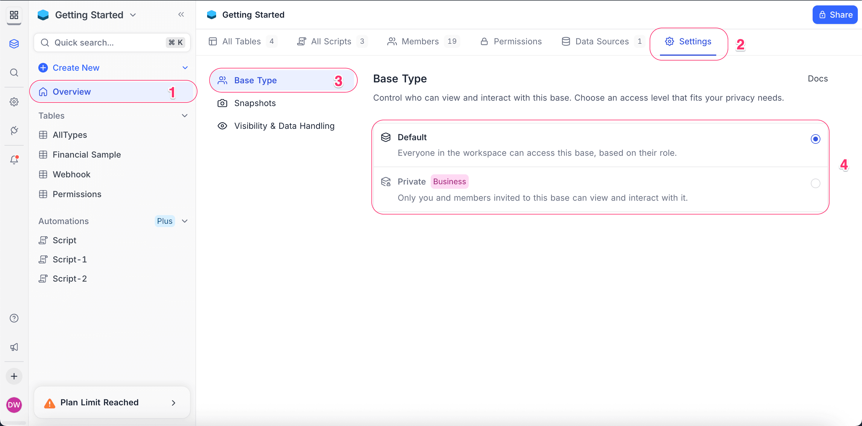Convert to Private Base