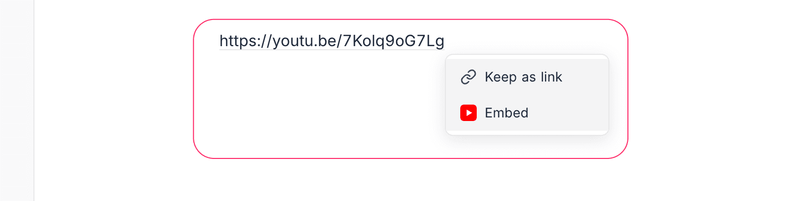 embeds link